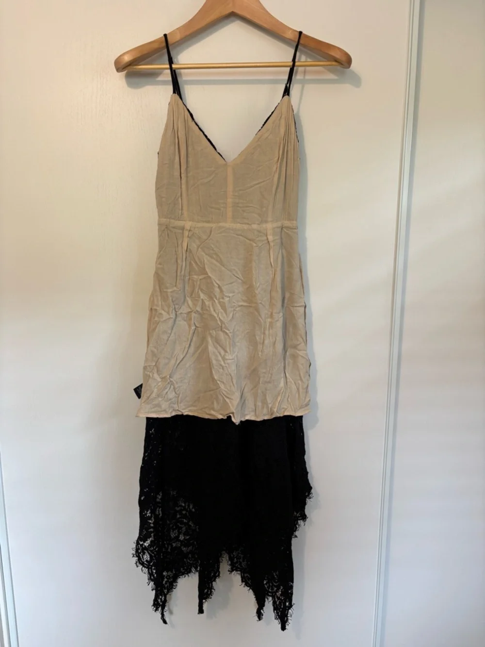 Lulus One Wish Black Lace Maxi Dress Size Small Asymetrical Feminine Romantic - Picture 5 of 8